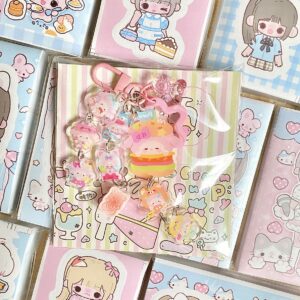 Pink sheep keychain